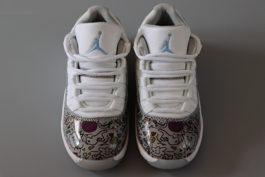 Joe 11 low-top children's shoes" white, gray"