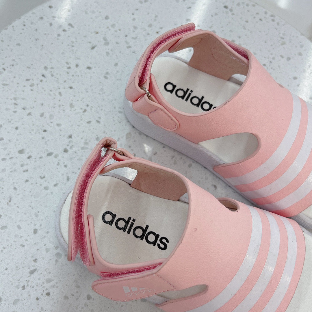 Adidas clover new sandals" pink"