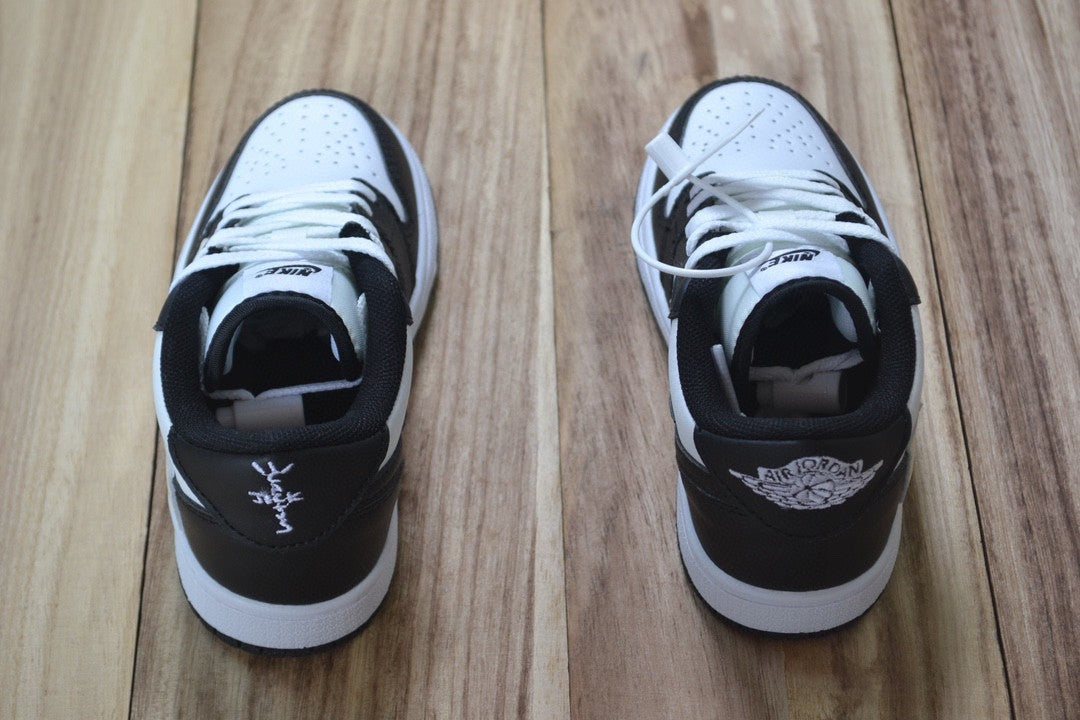 Qiaoyi low-top shoelaces" white, black"