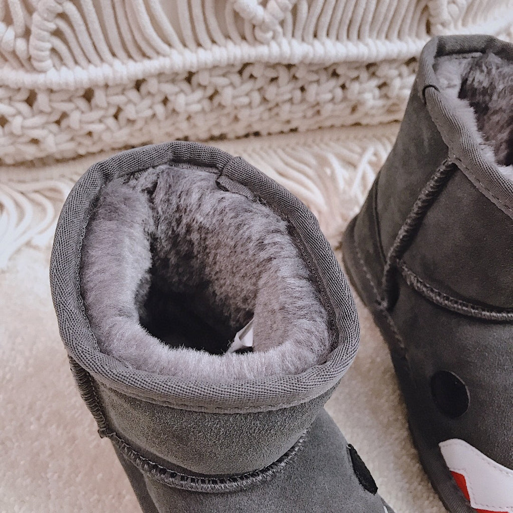 UGG children's shoes cartoon series" gray"