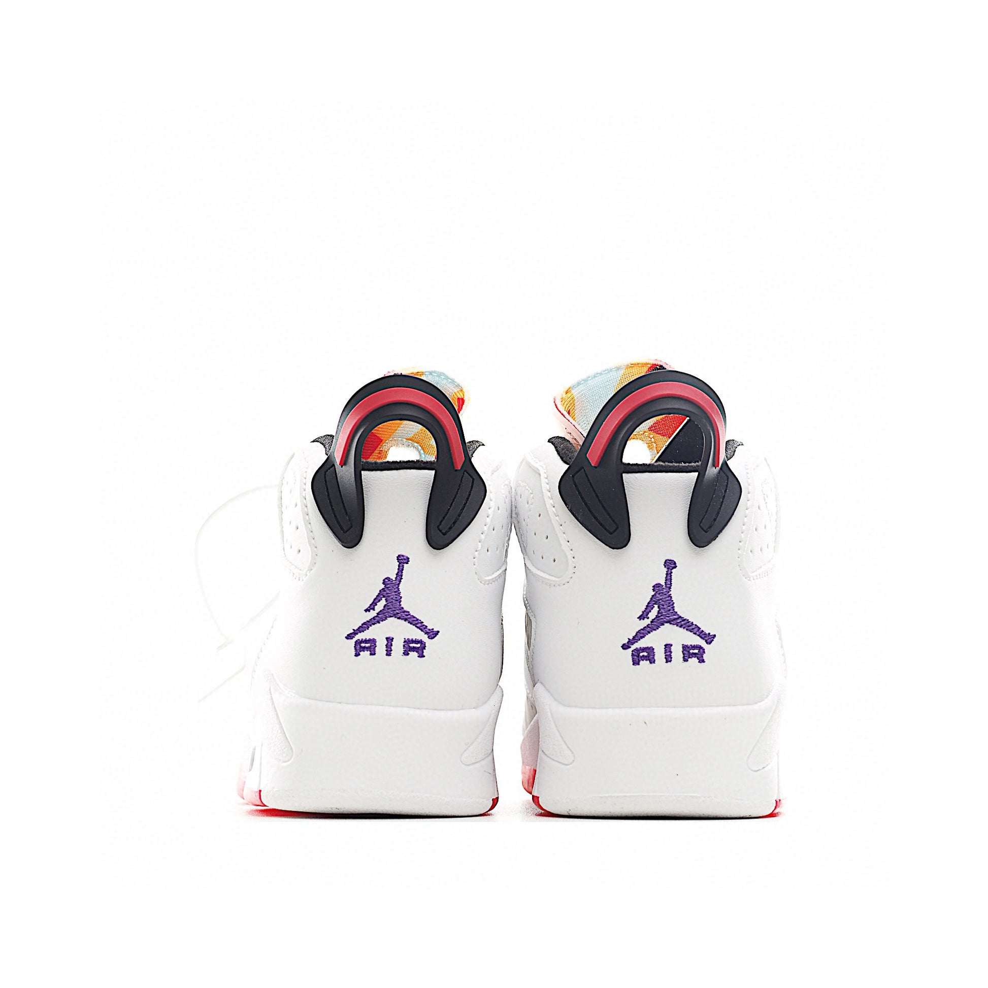 Joe 6 Air Cushion Basketball Shoes for Kids" white, red"