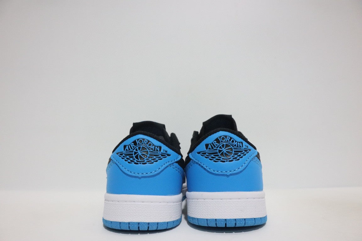 Jordan low-top hook series" white, black, blue"