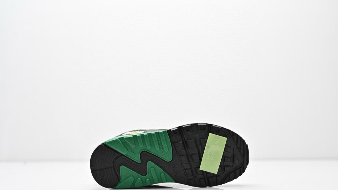 Cushion Children's Shoes " White, & green"