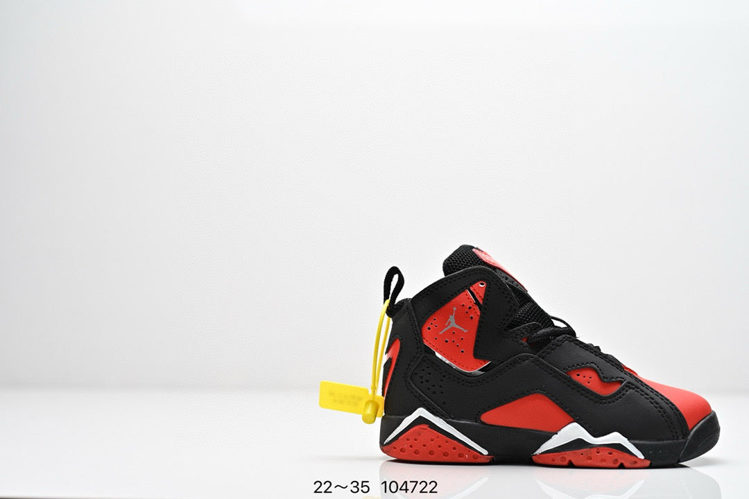 Joe 6 children's basketball shoes" black, orange"