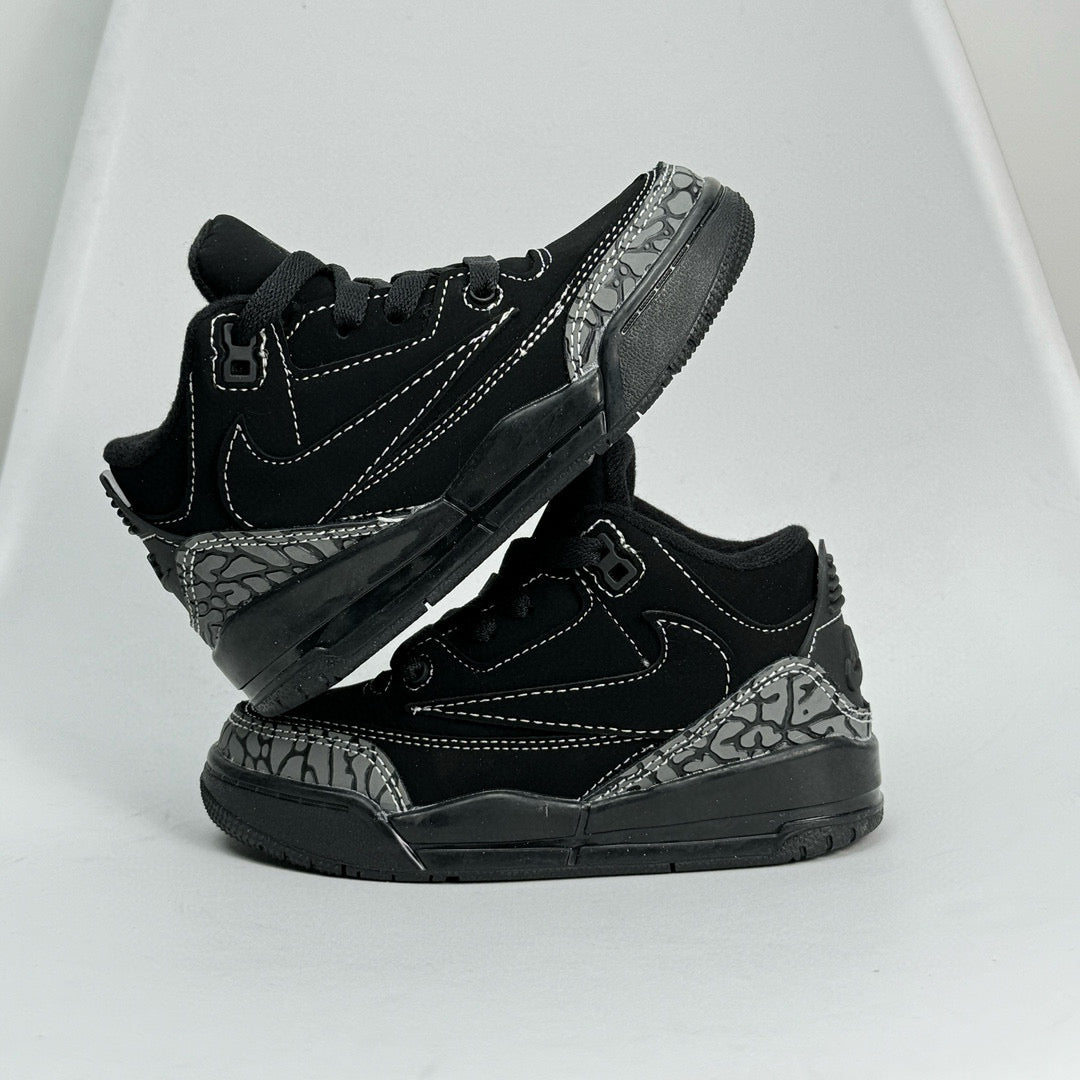 Jordan 3 children's shoes" black"