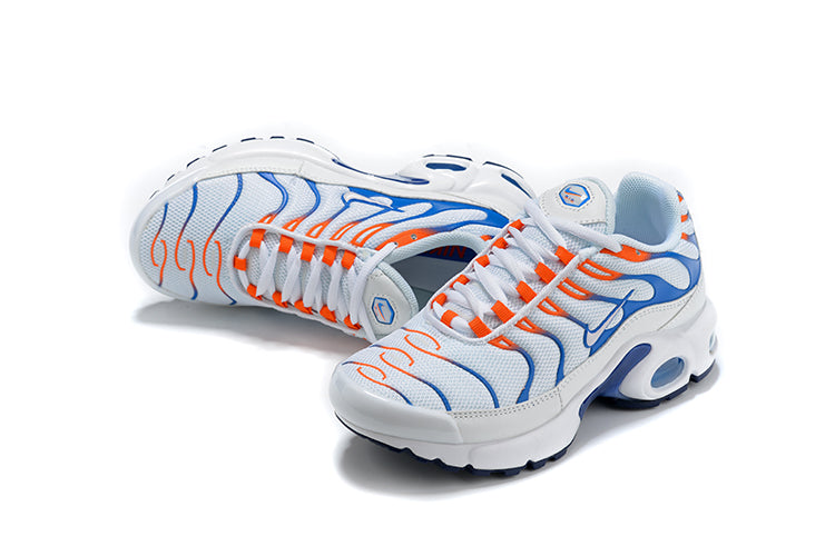 TN air cushion nike AIR MAX PLUS" white, blue, orange"