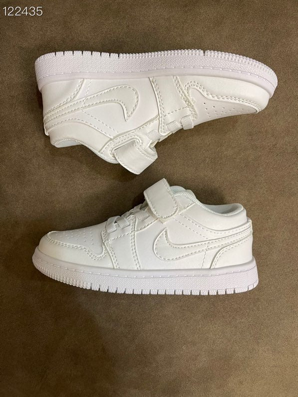 AIR JORDAN 1 low-top Velcro" white"
