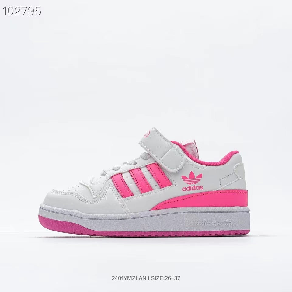 Adidas Forum 84 Velcro" white, pink"