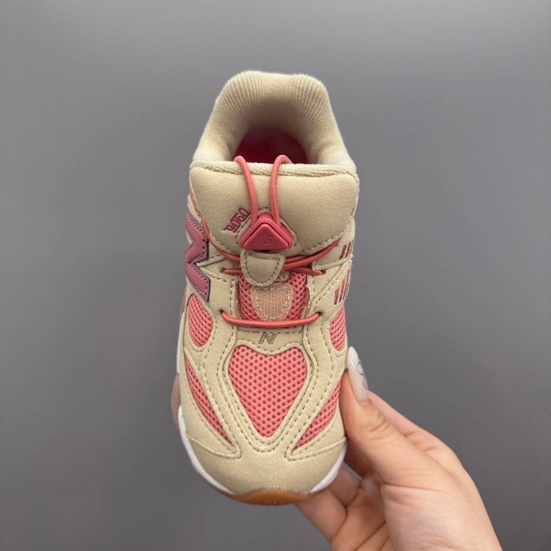 New Balance 9060 series retro versatile dad style elephant" beige, pink"