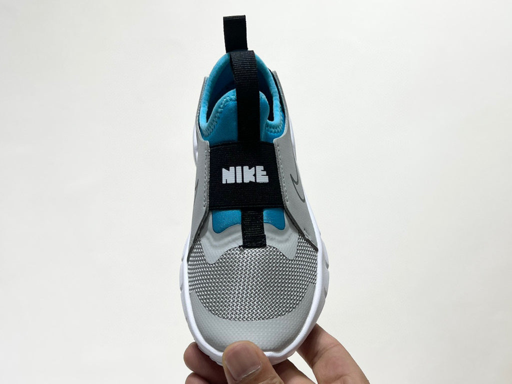 Nike's new barefoot slip" gray, blue"