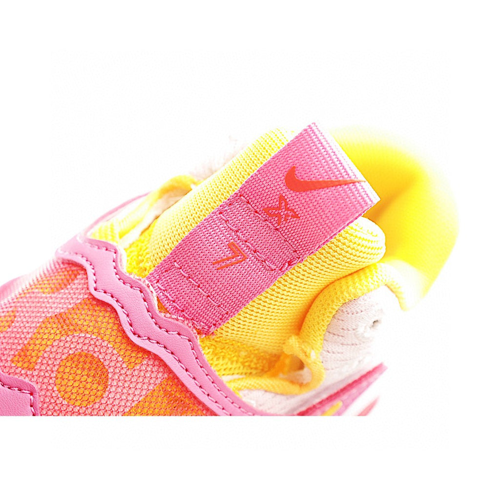 KD 5 basketball shoes" white, yellow, pink"
