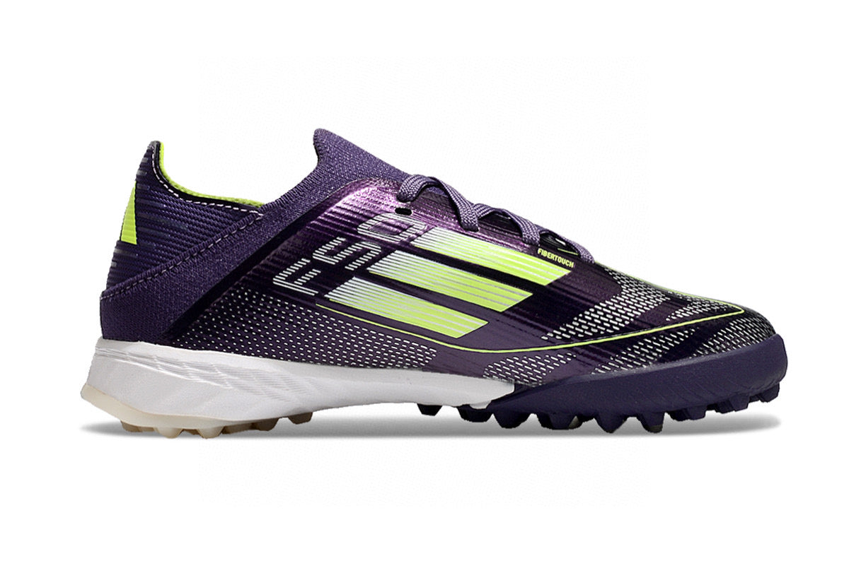 Adidas F50 knitted waterproof football shoes" purple, white"