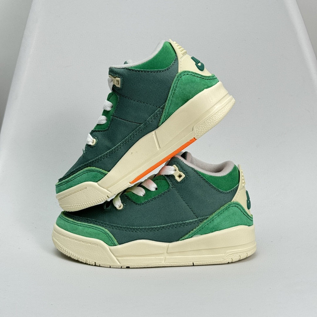Jordan 3 children's shoes" green"