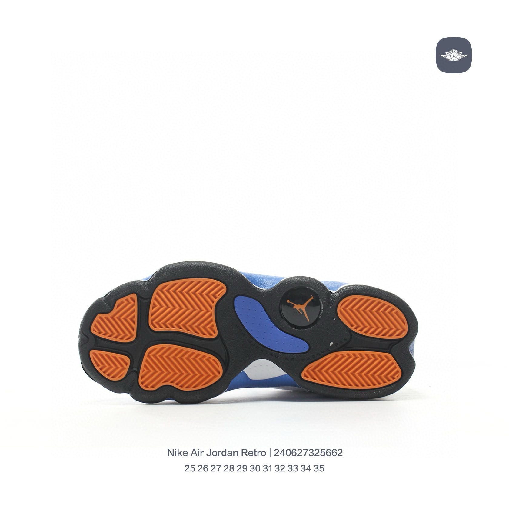 AJ13-1/split leather'  white, blue"