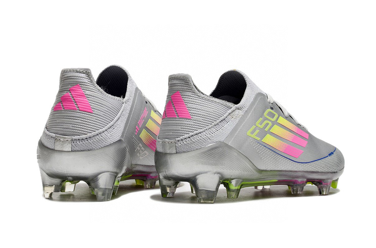 Adidas F50 knitted waterproof football shoes" Gray"