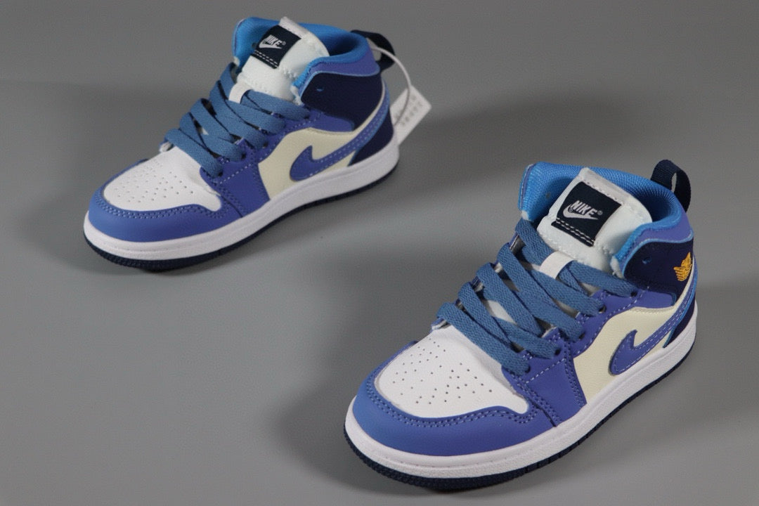 Joe 1 children's shoes" cream, white, blue"