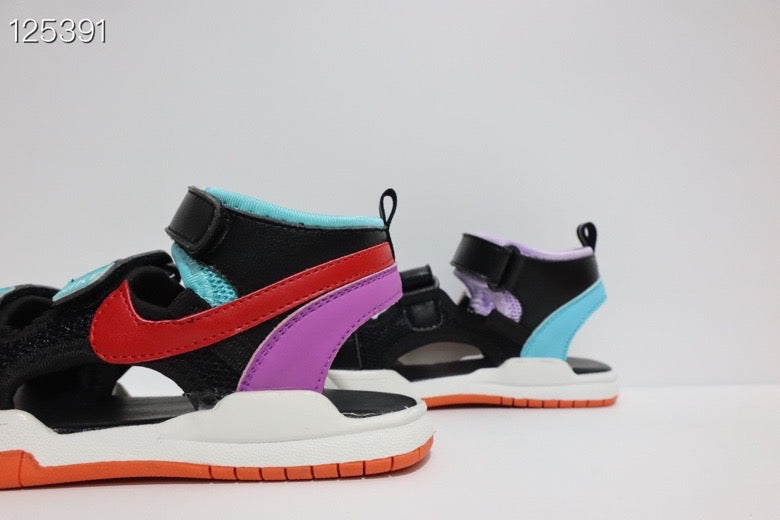 NK high top Velcro children's sandals "black"