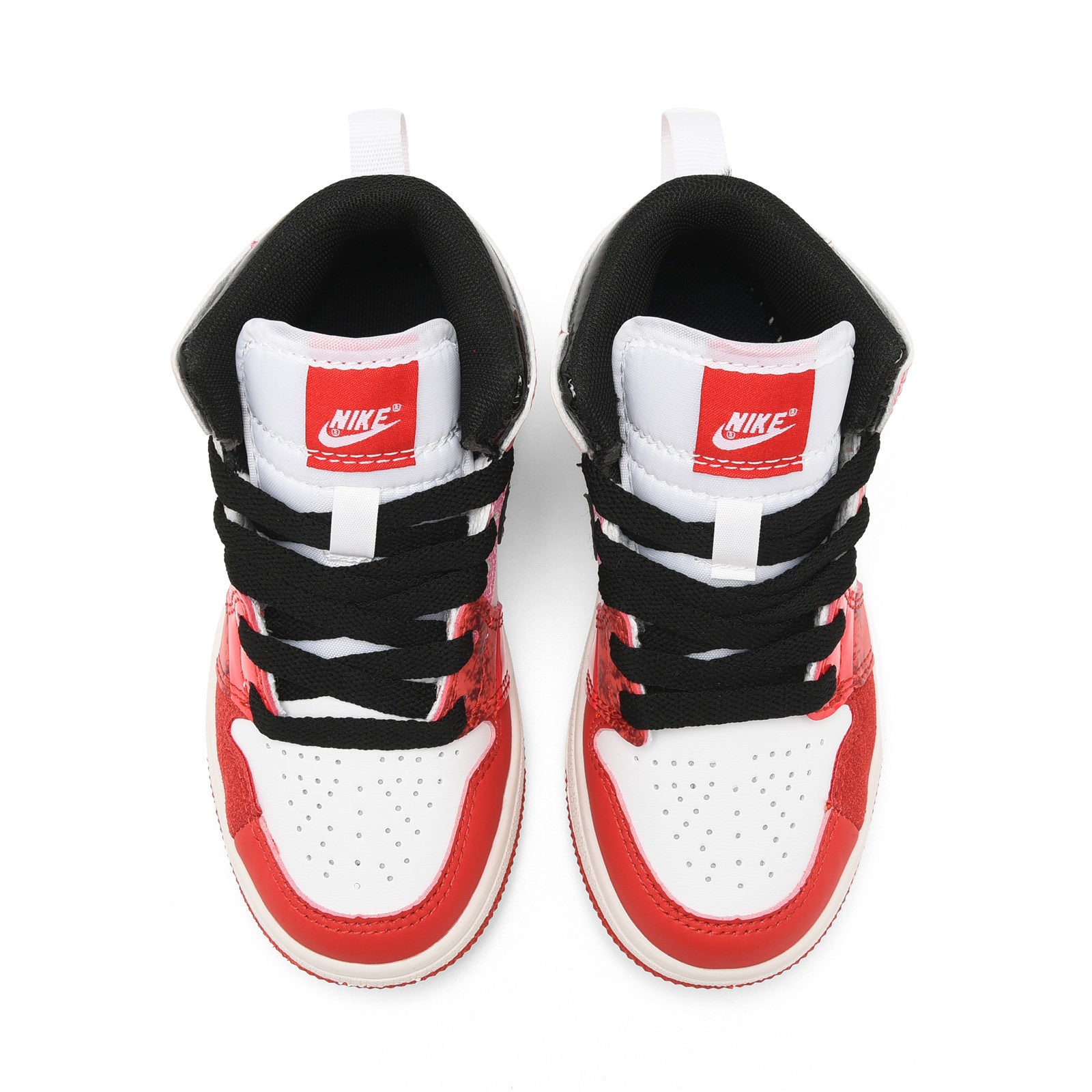 AJ-127" pink, white, red"
