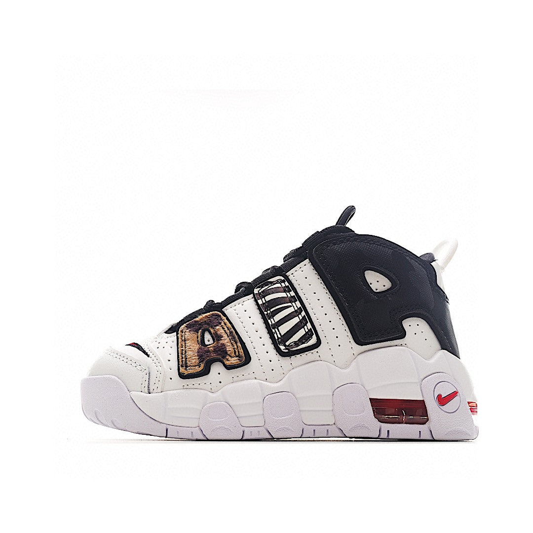 Pippen basketball shoes" white, black"