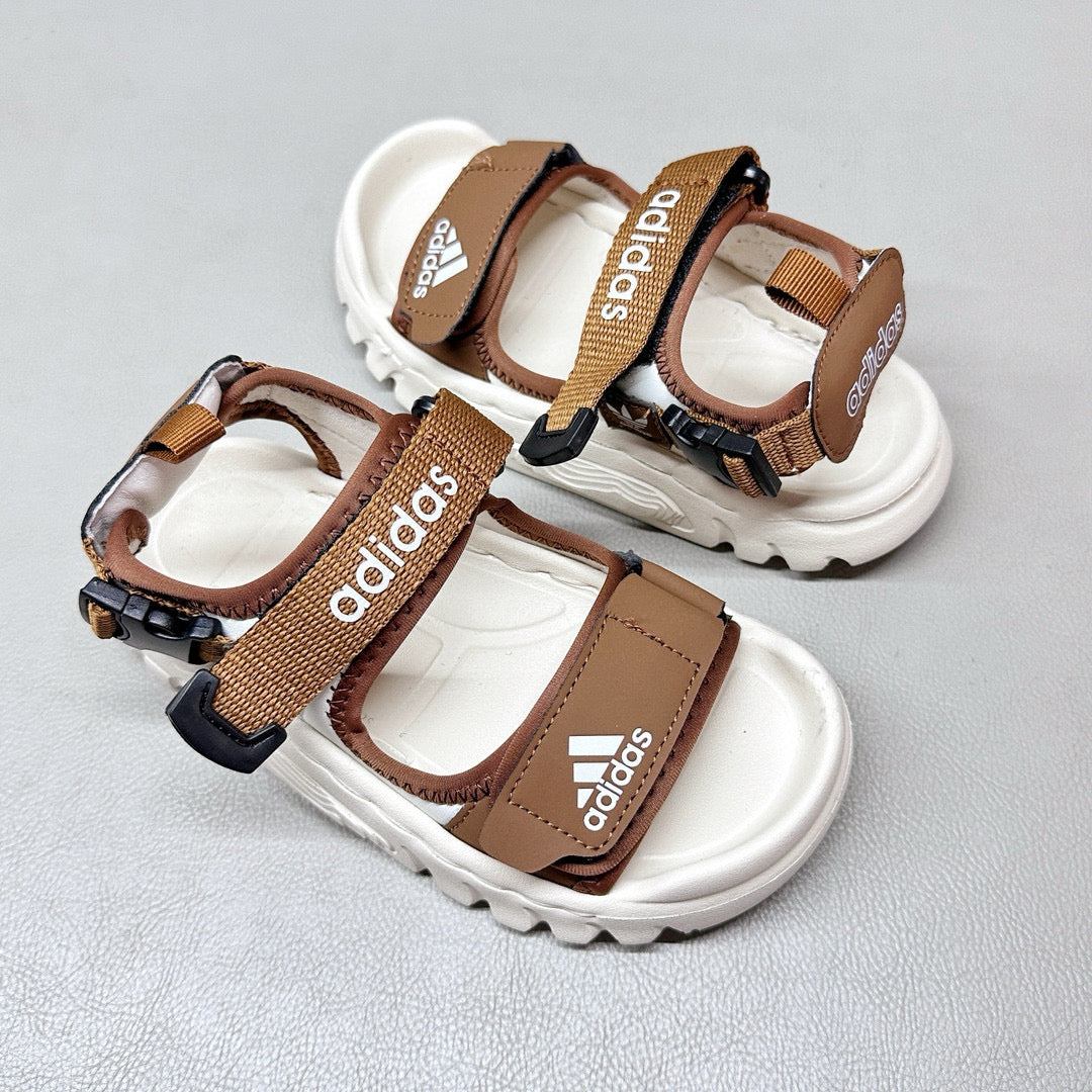 Adidas outdoor closed toe children's sandals" brown"