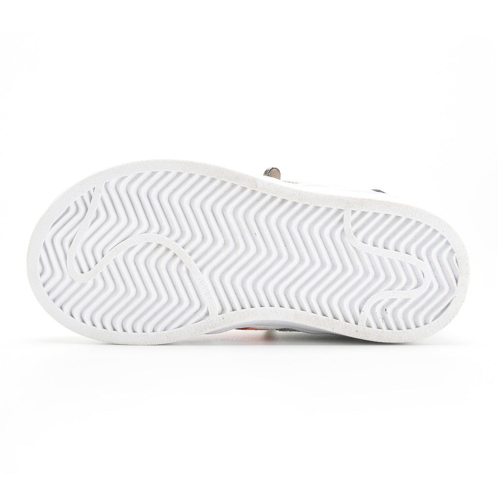 Adidas shell toe lace-up sneakers " white"