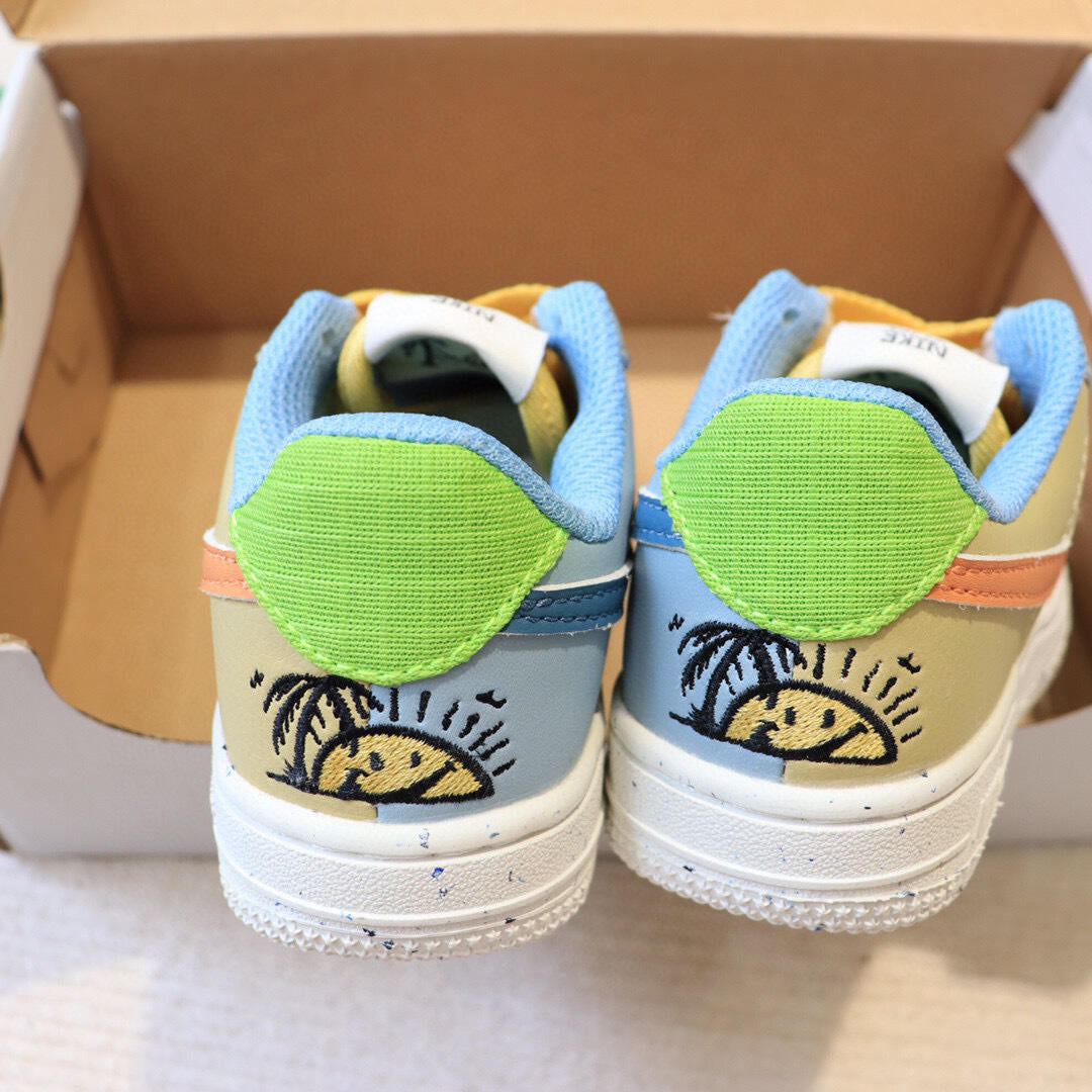 Air Force low-top lace-up sneakers" Multiple color"