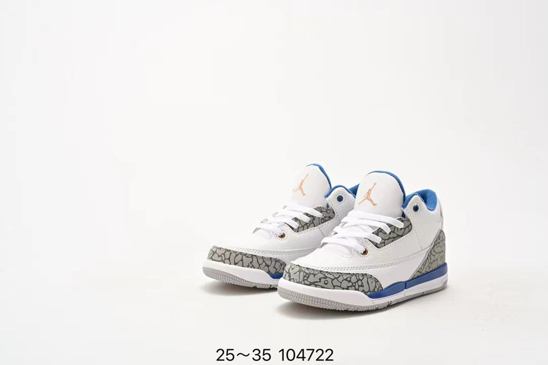 Joe 3" white, blue"