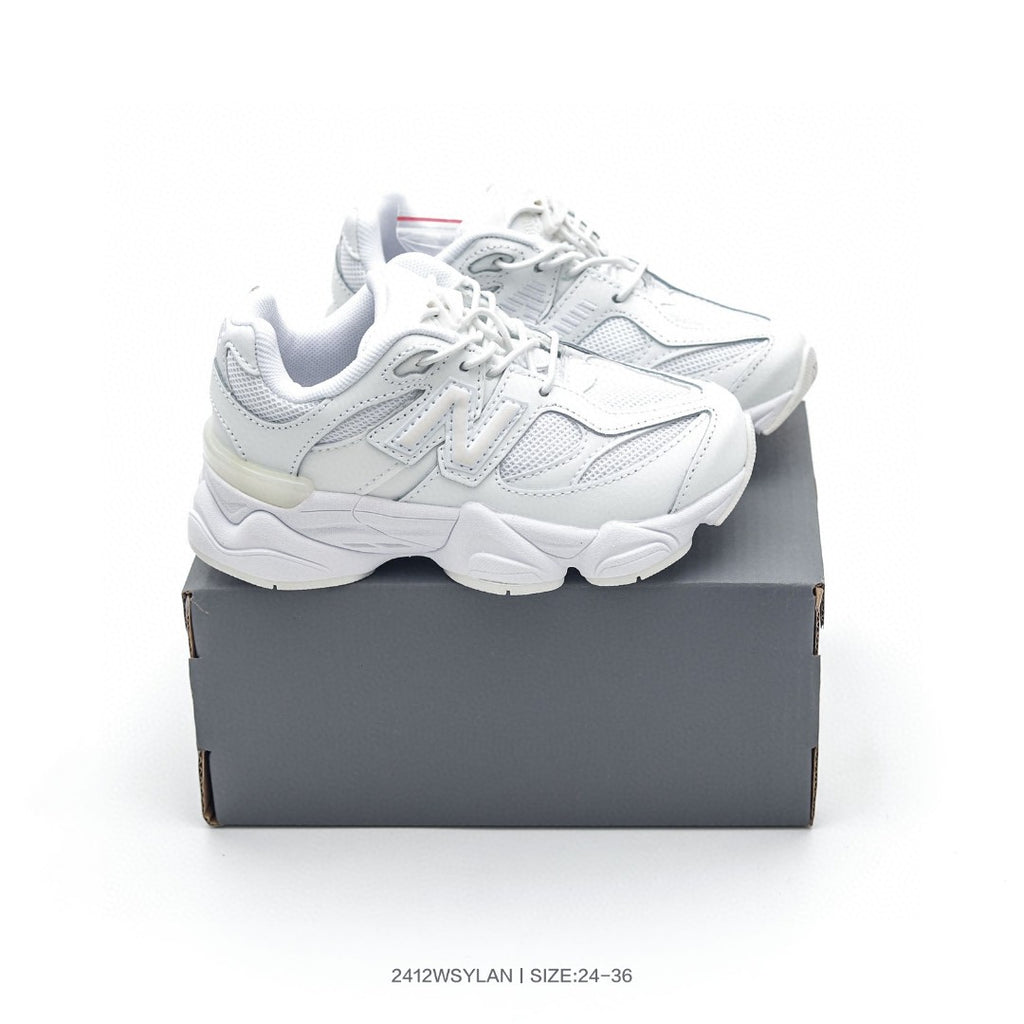 New Balance 9060 series retro versatile dad style elephant" white"