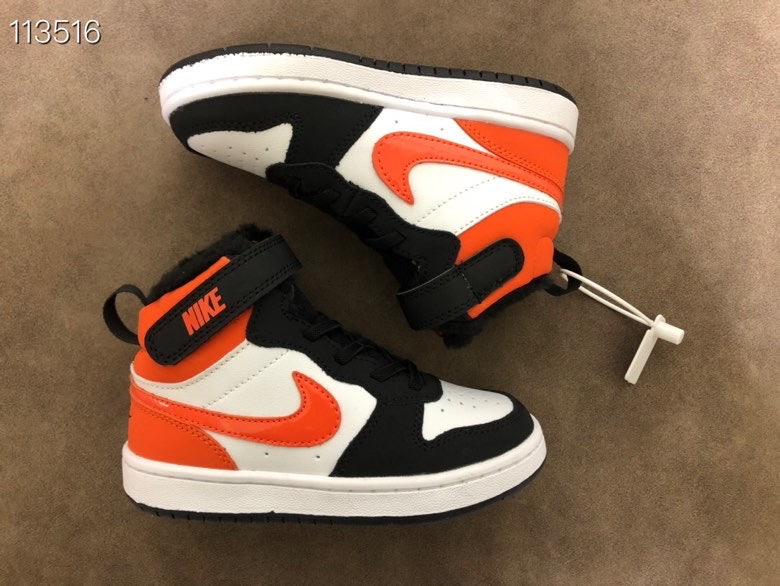 NIKE COURT Borough Mid2 JUN Air Force Workwear" white, black, orange"