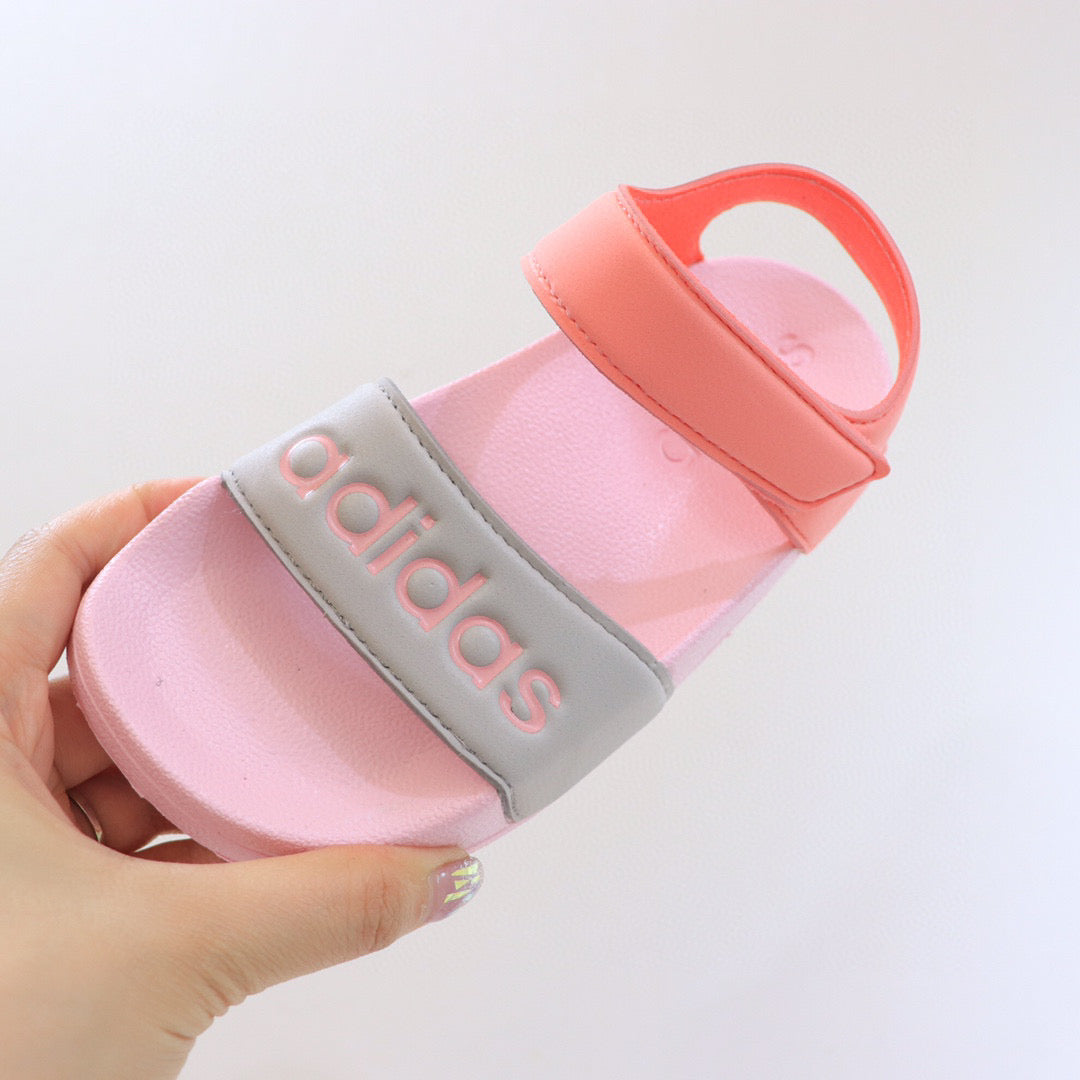 Adidas Candy Velcro Sandals" pink, orange"