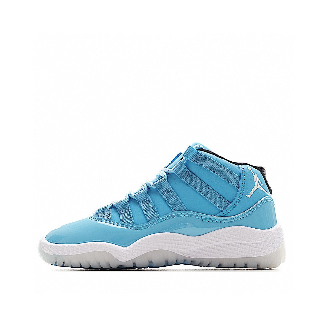 The classic AJ11 is back, mid-top" blue"