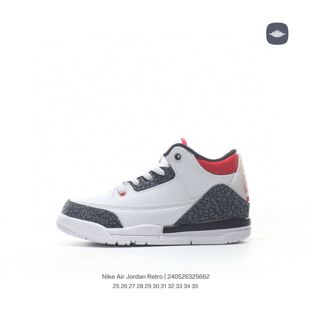 Joe 3" white, red"