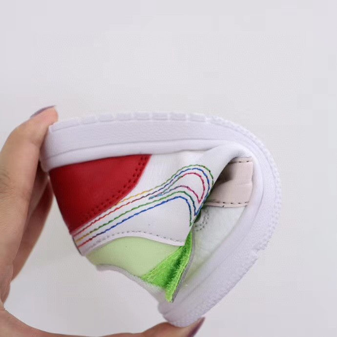 Jordan low top elastic band" white"