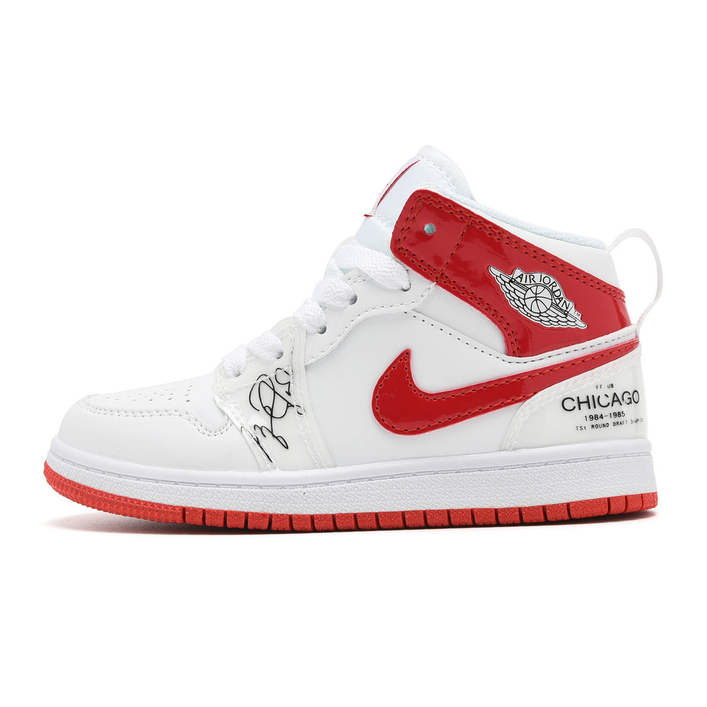 AJ-127" white, red"