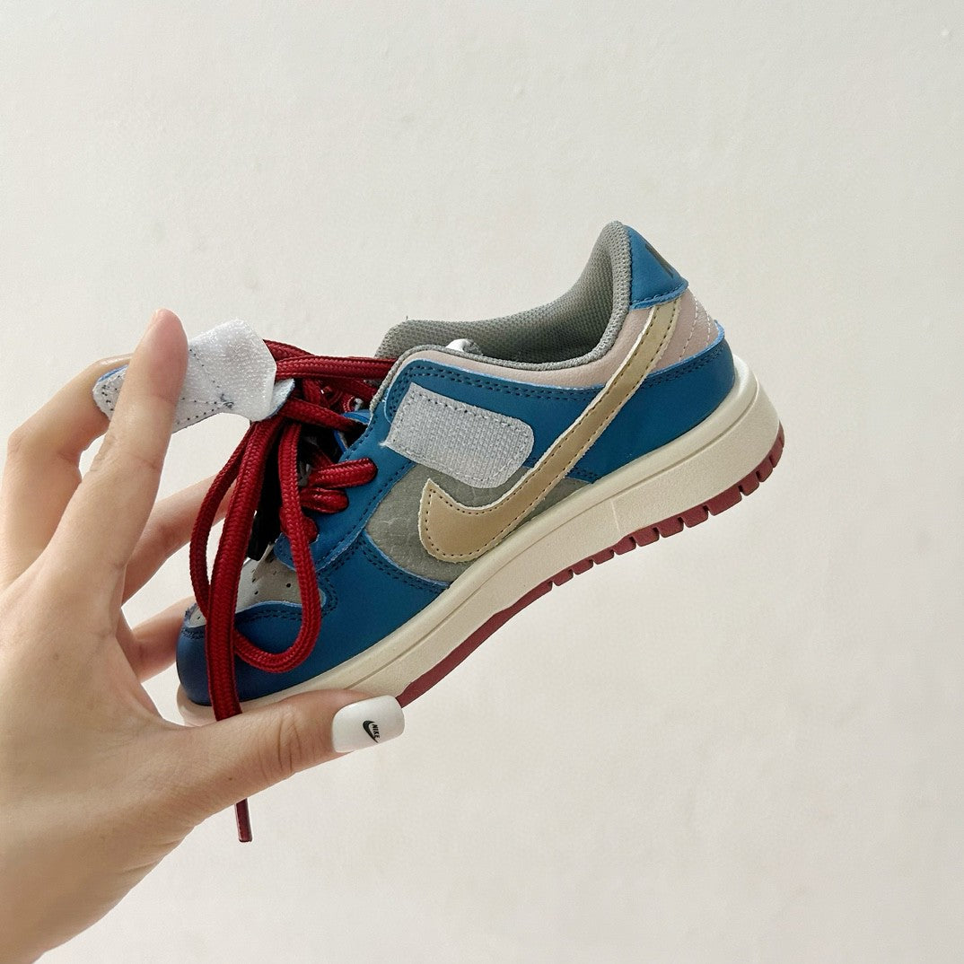 Joe 1 co-branded mid-cut children's shoes" blue"