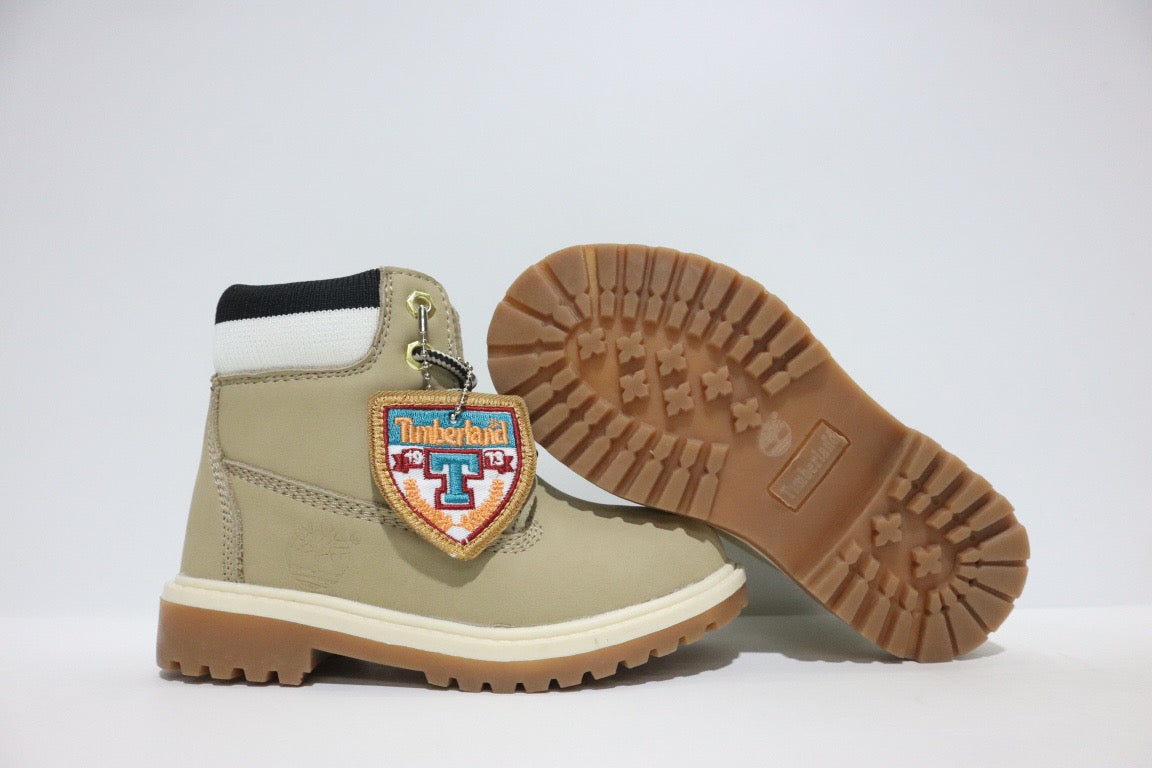 Timberland knitted children's work boots" olive green"
