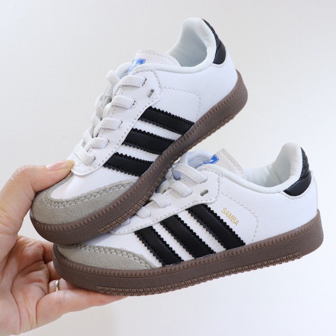 Adidas children's training shoes" white"