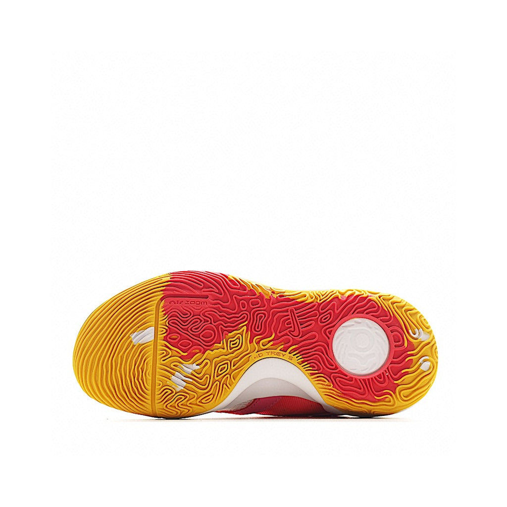 KD 5 basketball shoes" white, yellow, pink"
