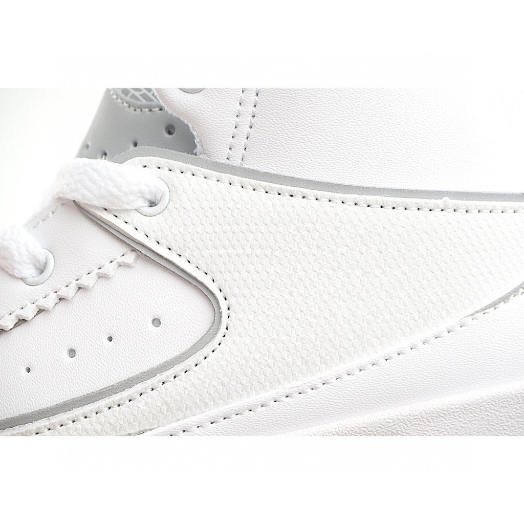 Jordan 2 retro running shoes for kids " white, gray"