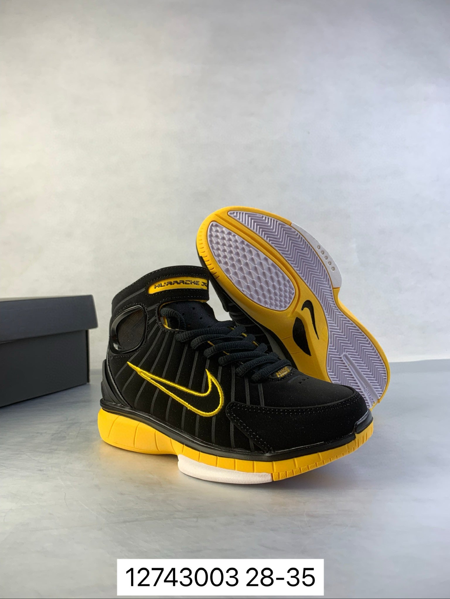 Nike Air Zoom 2K4 basketball shoes " black"