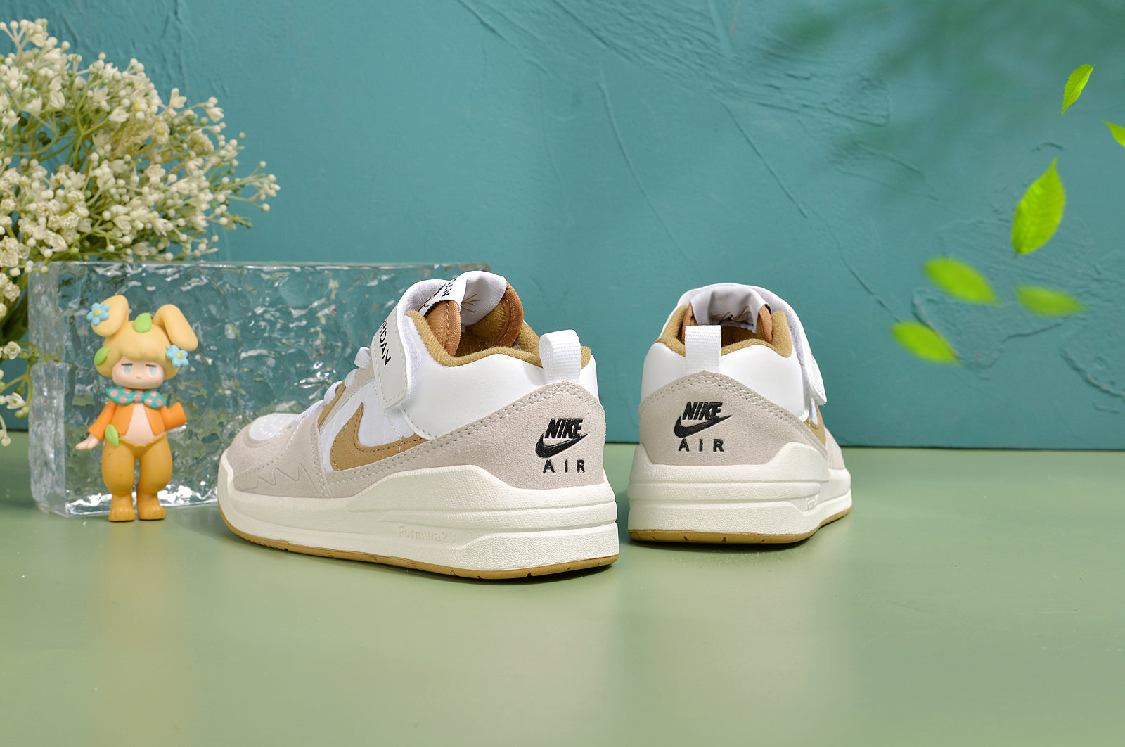 Nike Jordan 90 children's casual shoes" gray, brown"