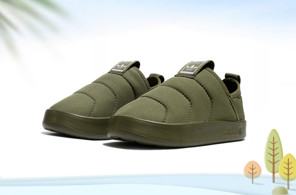 Adidas 360C velvet children's shoes " olive green"