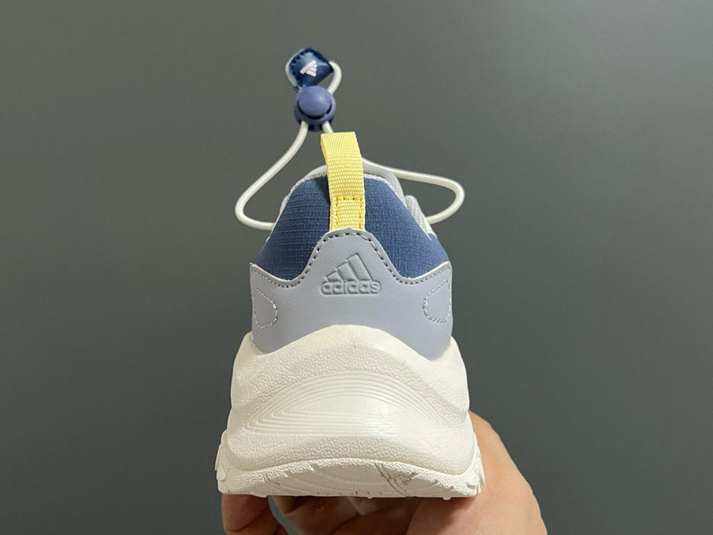 Adidas new elastic buckle children's shoes" white, pink, blue"