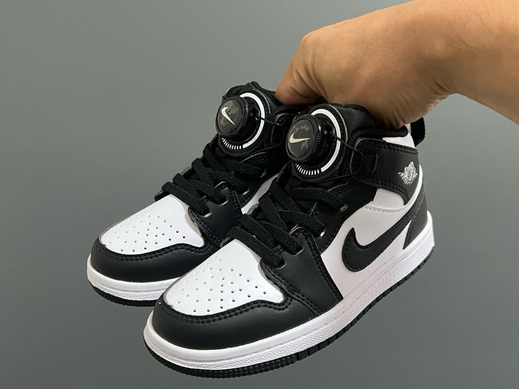 Joe 1 Zhongbang lock children's sports shoes" white, black"