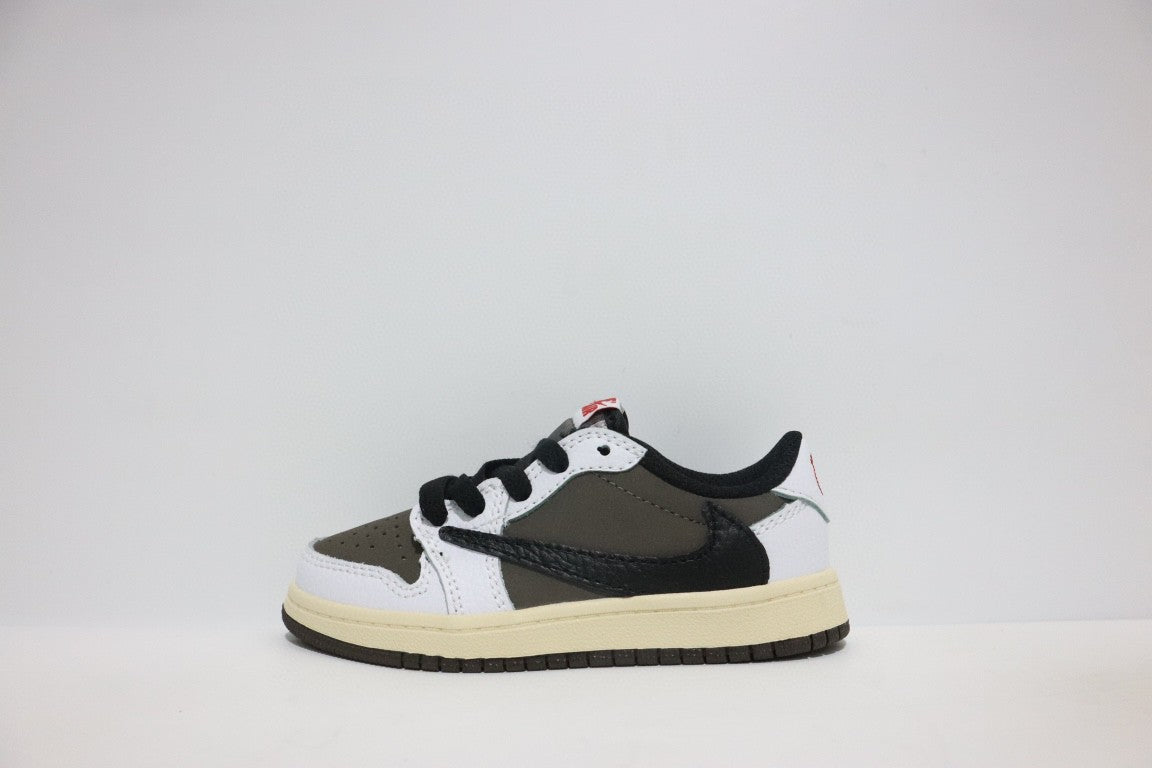 Jordan low-top hook series" white, black, dark olive green"