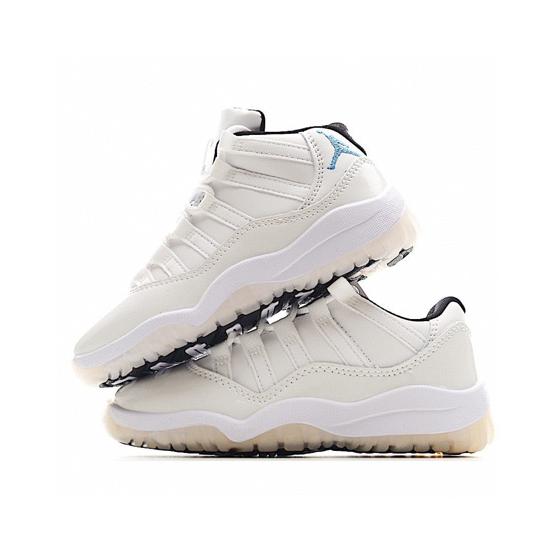 The classic AJ11 is back, mid-top" white"
