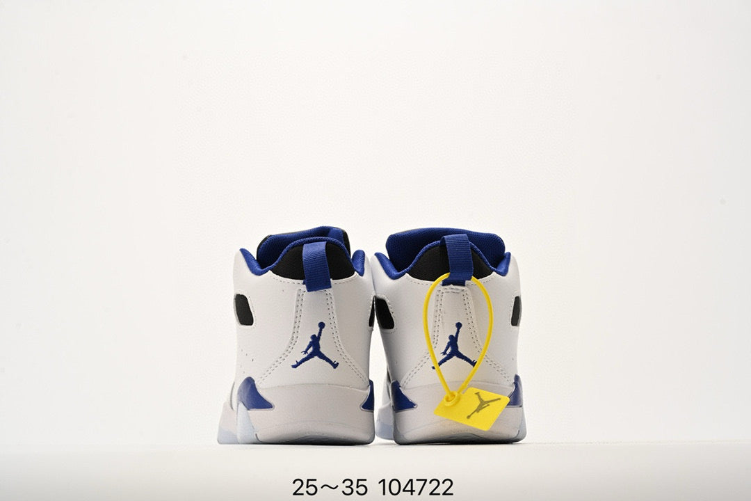 Jordan Fltclb91 series basketball shoes" white, black, blue"