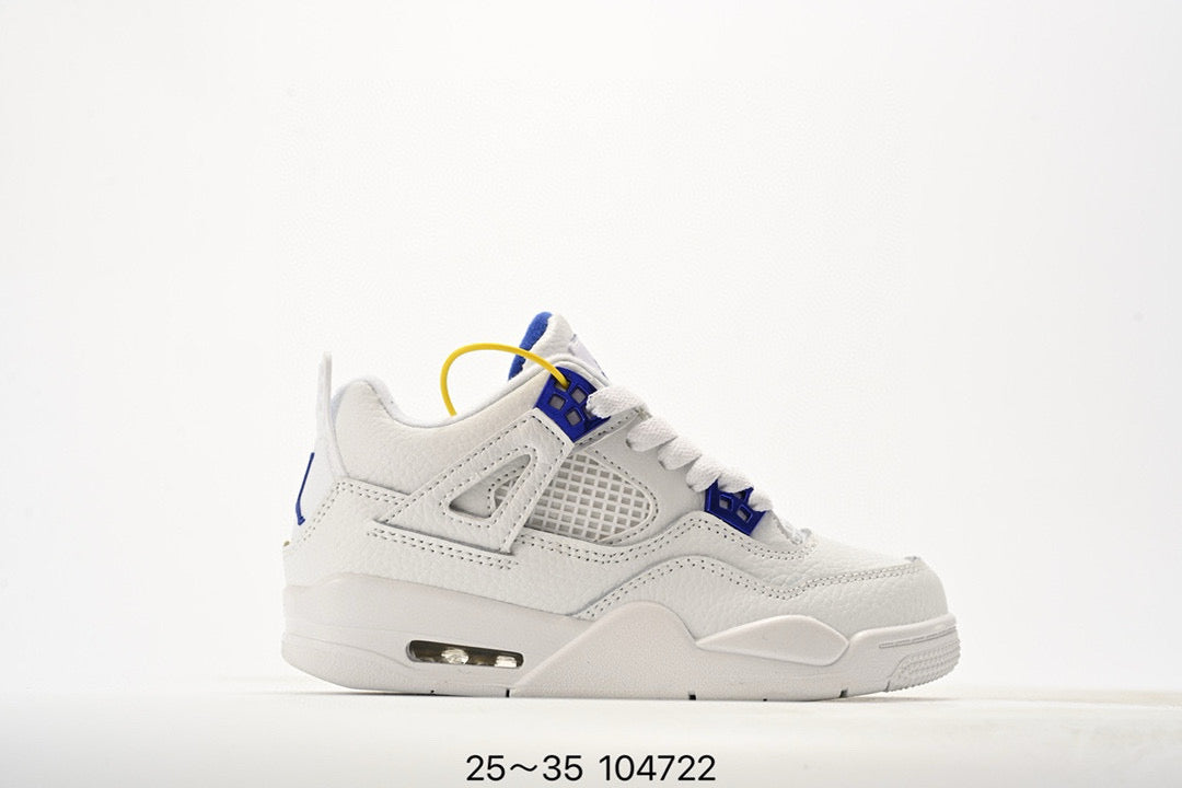 Joe 4 air cushion high quality children's shoes " white, blue"