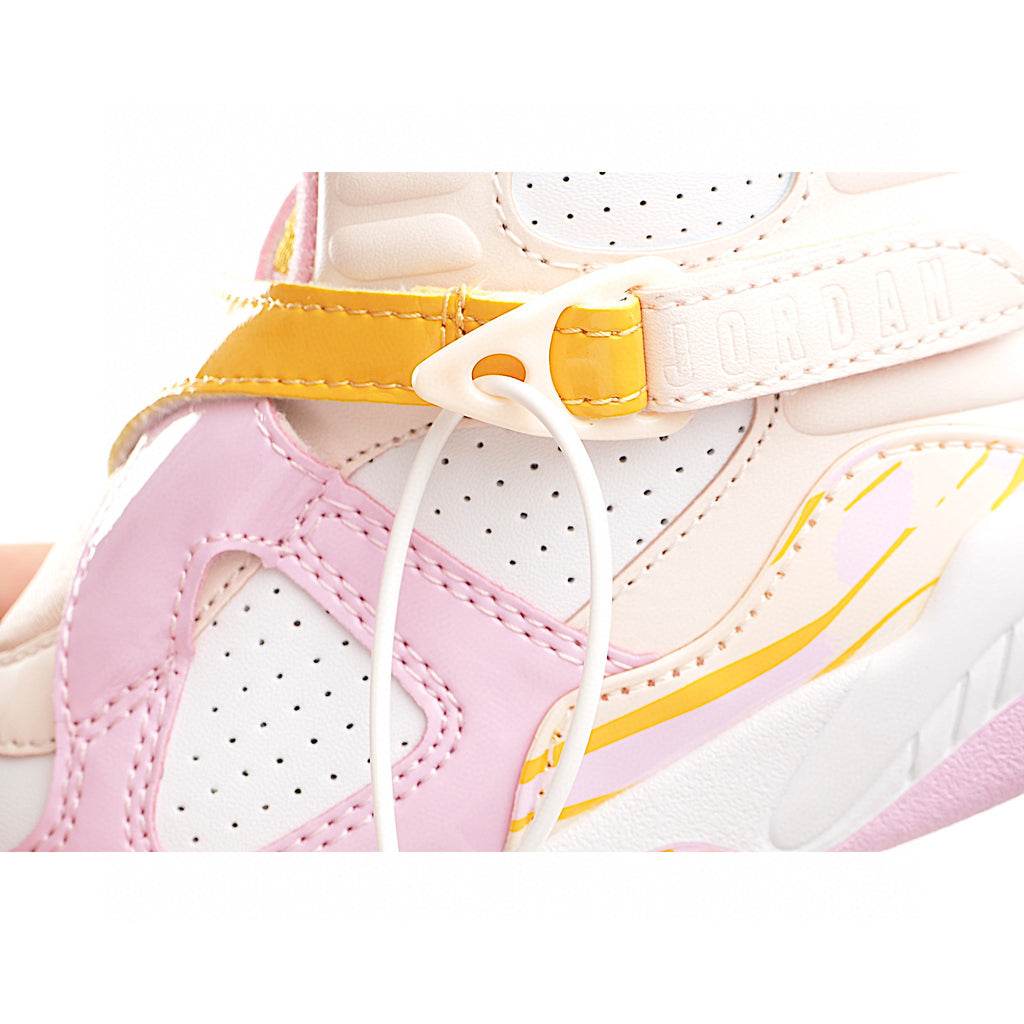 Joe 8 children's shoes sports shoes AJ-8 basketball shoes" white, pink, peach"