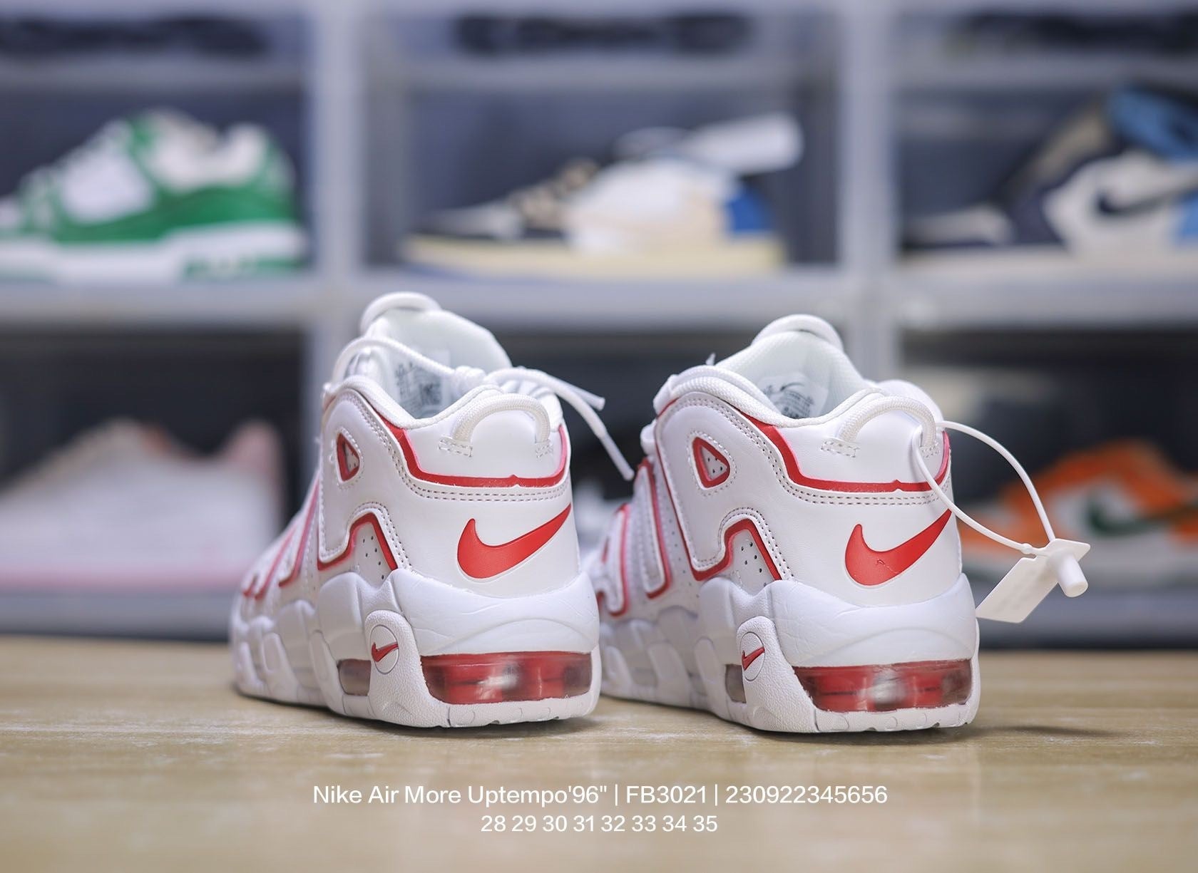Nike Pippen Air Cushion" white, red"